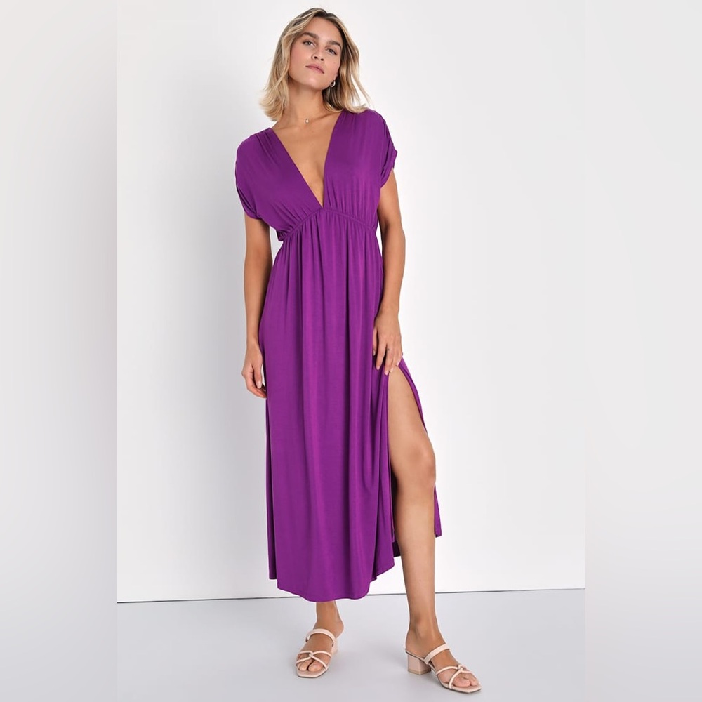 Lulu's Vibrant Purple Dress